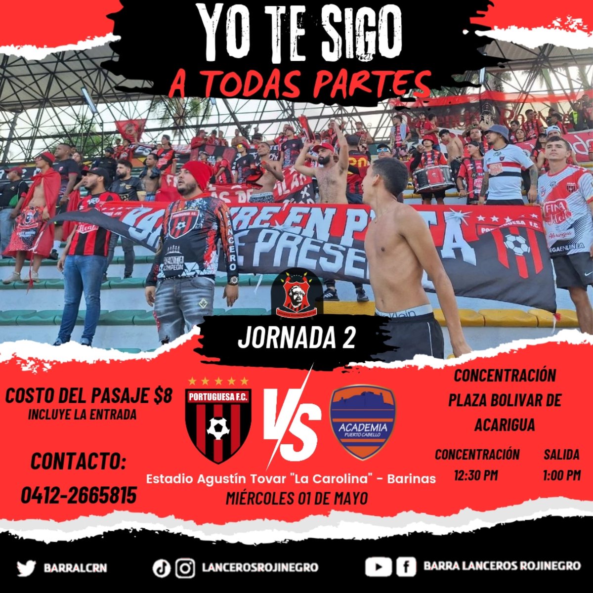 BARRA LANCEROS ROJINEGROS tweet media