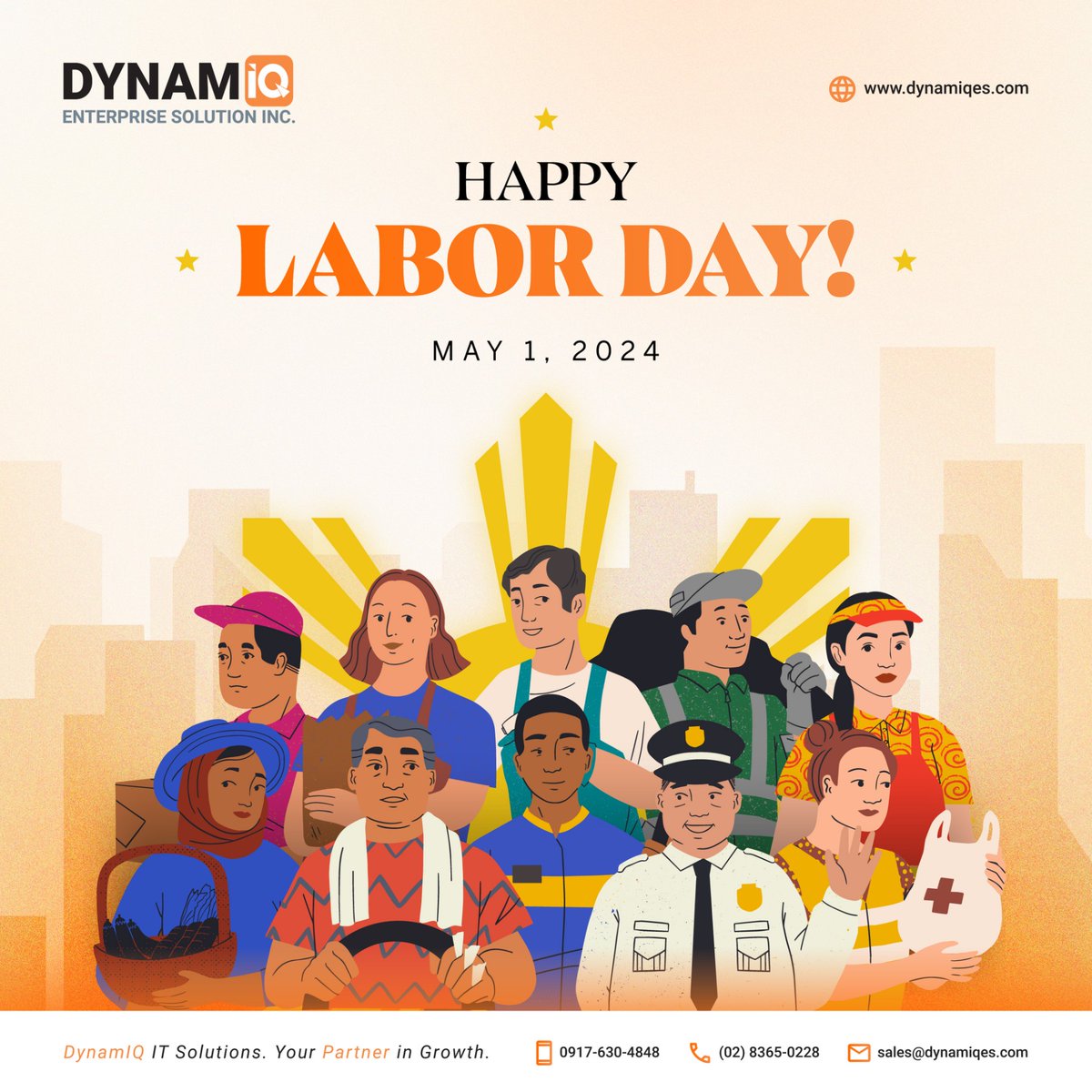 Honoring the hands that build, the minds that innovate, and the hearts that drive progress. Happy Labor Day!

#SAPBusinessOne #SAPGoldPartner #SAPPartnerPhilippines  #SAPPhilippines #erpsoftwaresolutions #erpsolutions #erpsoftware #accountingsoftware #accountingsolutions #DynamIQ