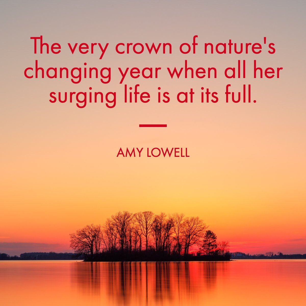'The very crown of nature's changing year when all her surging life is at its full.' 
— Amy Lowell ✨

#naturelovers #lovenature #lifegoal #livingmybestlife #beautifulnature