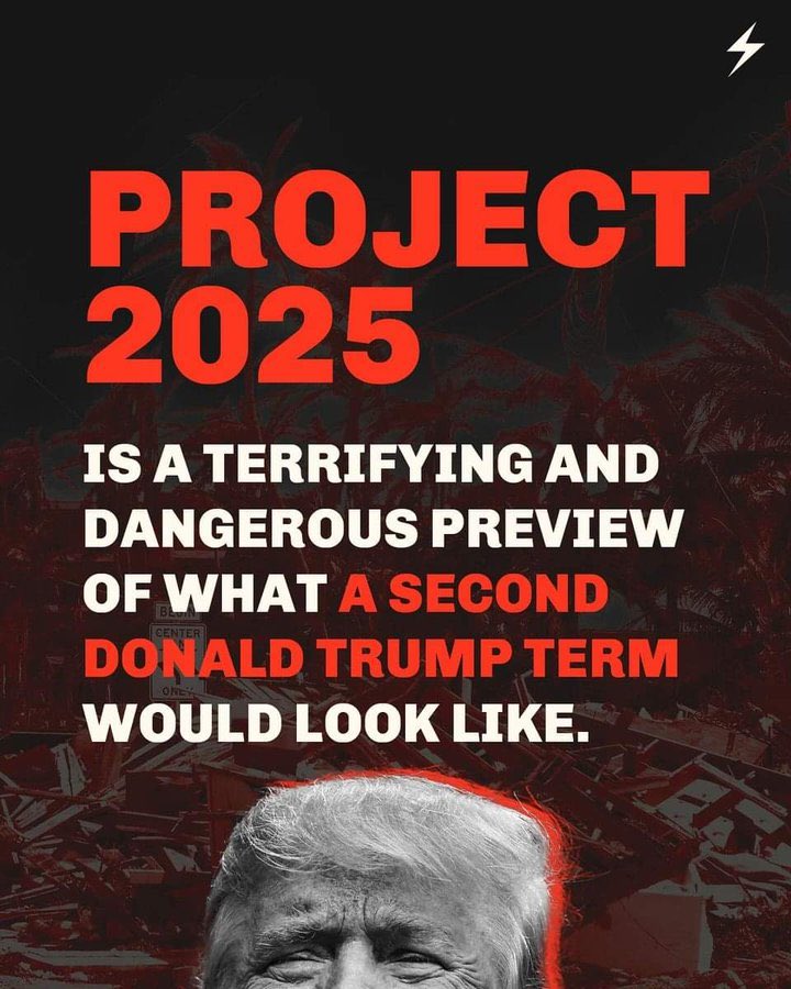 #VoteBlue #VoteBidenHarris #wtpBLUE WE THE PEOPLE wtp2327   #Project2025 is a blueprint drawn up by the Heritage Foundation that will transform our Representative Democracy into a Fascist Dictatorship. It is extremist and dangerous and will be enacted on day one of a second term