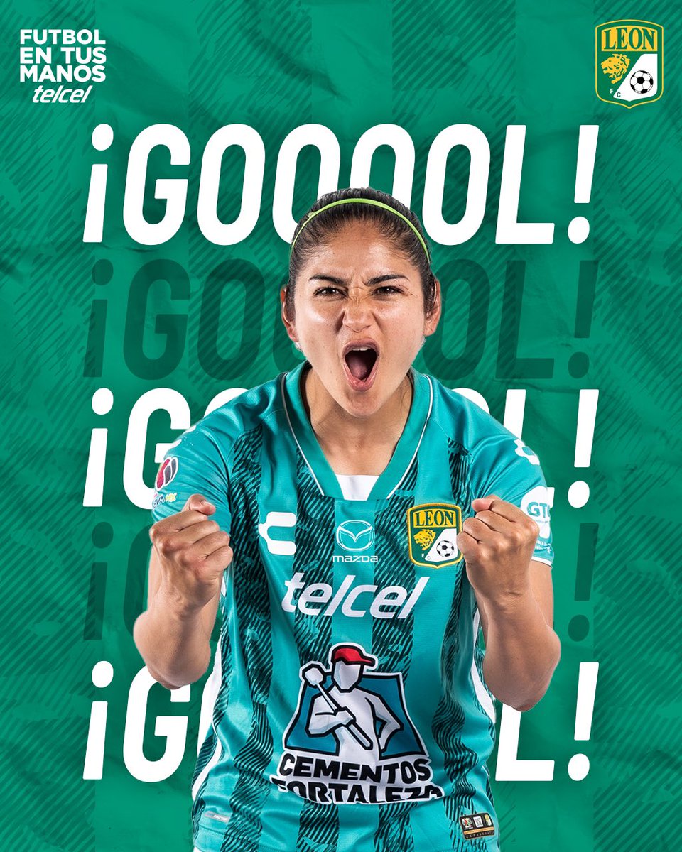 #J16 | @LigaBBVAFemenil 70’ ¡GOLAZO, GOLAZO, GOLAZO! @Telcel informa: Anotación de Yashira Barrientos 🦁 2-0 😇 #RugeConEllas 💚