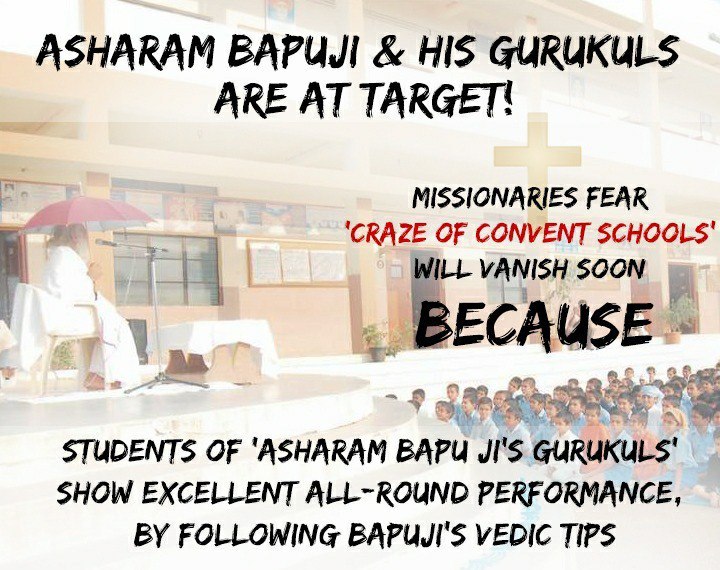 Sant Shri Asharamji Bapu realised danger of conversion over our dharma. Thus He played role of #RoadBlockToConversion
Bapuji made donations Conducted shivir did Ghar Vapasi of poor innocent Hindus. It’s the 
Cause of Conspiracy against Bapuji.