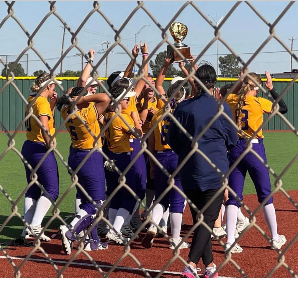 BI-DISTRICT CHAMPS! 
How bout them DAWGS!! 
#seeitthrough #OYB #GoDawgs #Playoffs2024 #westtxsoftball