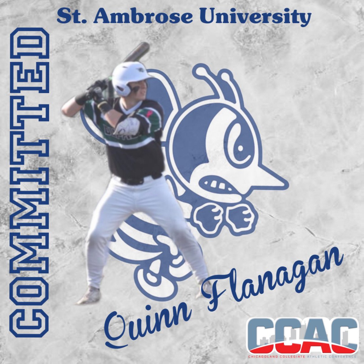 Quinn Flanagan (@quinn2flanagan) on Twitter photo I’m very excited to announce that I will be committing to St. Ambrose University! Huge thank you to Coach Vaccaro and the entire SAU staff for this opportunity. I cant wait! #JucoBandit
@DupageBaseball <a href="/MattGouldMedia/">Matt Gould</a> <a href="/Pat_Leahy/">Coach Leahy</a> <a href="/JakeRob26/">Jake Roberts</a> <a href="/AmbroseBaseball/">St. Ambrose University Baseball</a> I’m very excited to announce that I will be committing to St. Ambrose University! Huge thank you to Coach Vaccaro and the entire SAU staff for this opportunity. I cant wait! #JucoBandit
@DupageBaseball <a href="/MattGouldMedia/">Matt Gould</a> <a href="/Pat_Leahy/">Coach Leahy</a> <a href="/JakeRob26/">Jake Roberts</a> <a href="/AmbroseBaseball/">St. Ambrose University Baseball</a>
