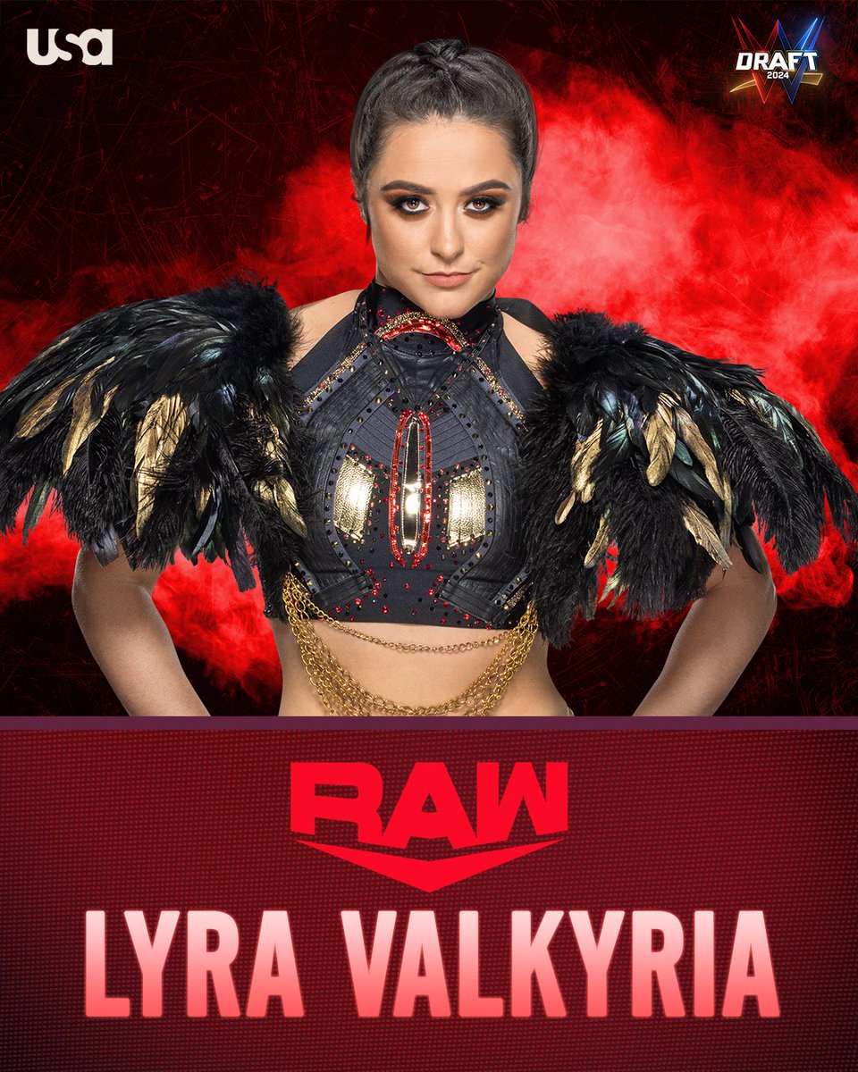 YES! Lyra Valkyria is headed to #WWERaw! #WWE #WWEDraft