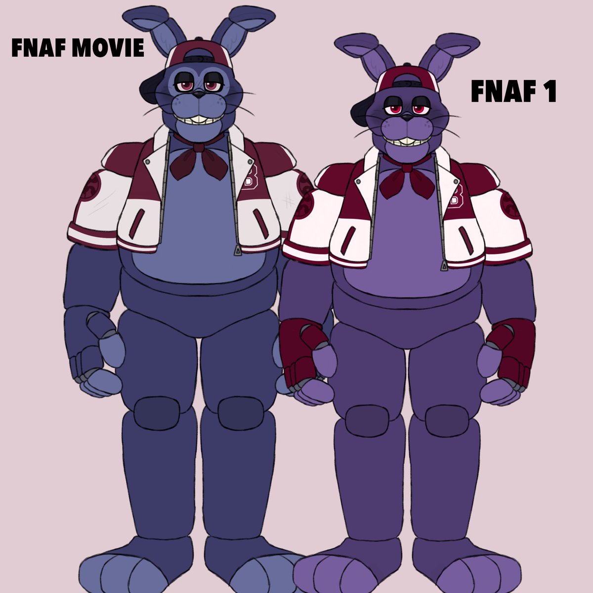 I wanted to make my #fnafmovie designs a tad different than my FNAF 1 designs. 

Starting with Bonnie the Bunny.

#bonniethebunny #FNAF