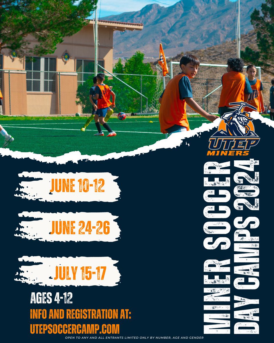 Thank you @gibbers7 and @UTEPSoccer for a phenomenal camp! Luca had a blast and learned so much! 
10/10 recommend! Check out their camps this summer! ⛏️⚽️