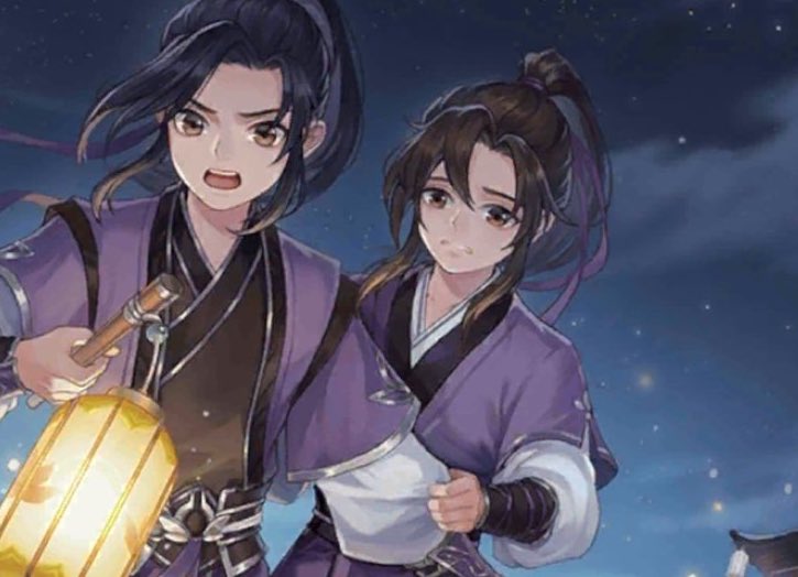 good morning, I believe we need to talk more about wei wuxian wearing yunmeng purple