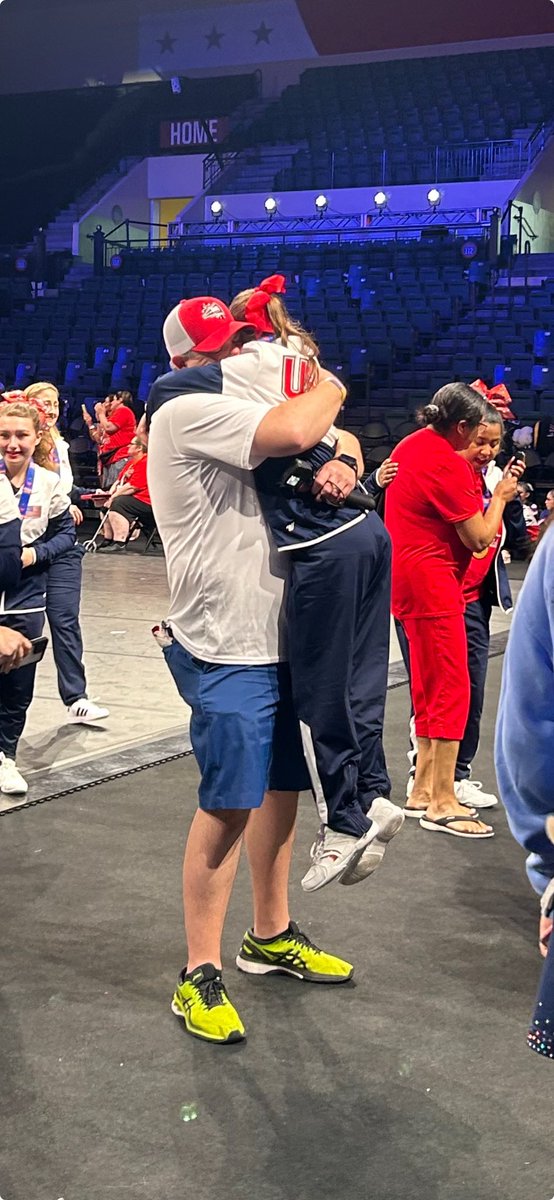 This past week my daughter’s Special Olympics Cheer team won two World Championships at the ICU World Cheerleading Championships as part of @usacheer. Amazing experience! @KMOV