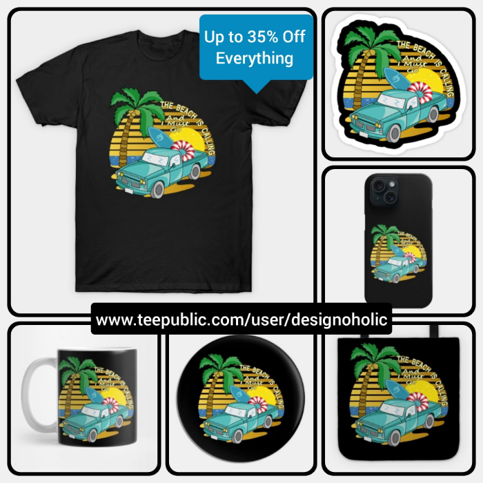 Up to 35% off everything site-wide teepublic.com/t-shirt/536145… #teepublic #beachday #beachlover #summer #tshirt #sale #discount #shopping #giftideas #pin #sticker #magnet #totebag #mug #phonecase #tshirts #apparel