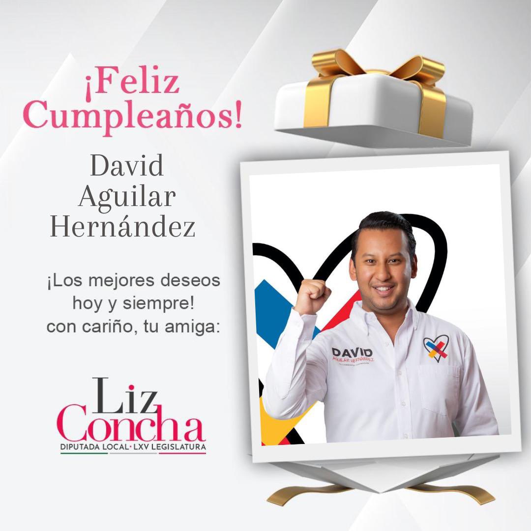 lizconcha's tweet photo. ¡Feliz cumpleaños a mi amigo y futuro diputado federal @DavidAguilarHe_!
Junto con las y los jóvenes #JalemosParejo
#SecretariaGeneralPRIOax
#DiputadaLizConcha https://t.co/oXIgdY6Nlm