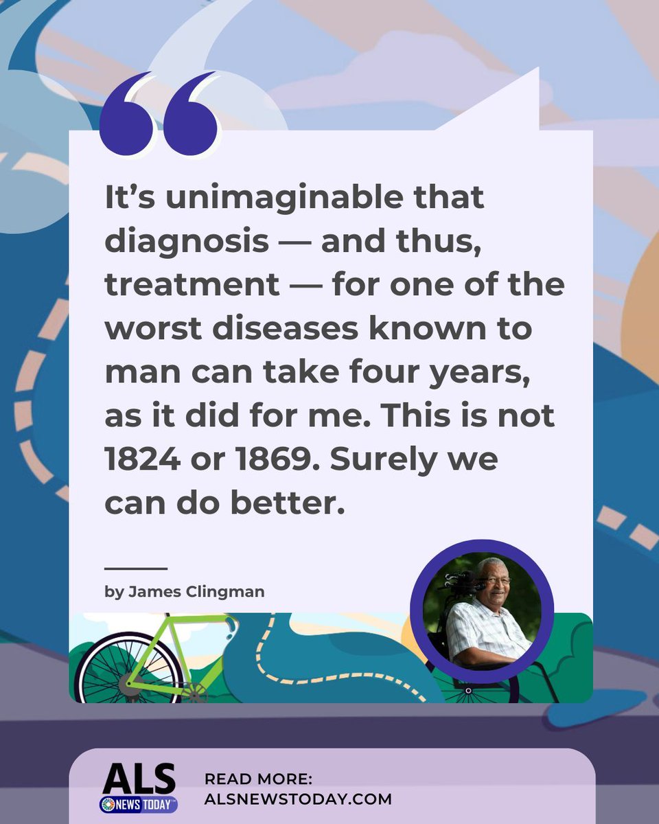 We owe it to society to dedicate more time and resources to diagnosing, treating, and curing ALS, writes James Clingman. He explains why: bit.ly/3UiVNIL 

#ALS #AmyotrophicLateralSclerosis #ALSCommunity #LivingWithALS #ALSAwareness