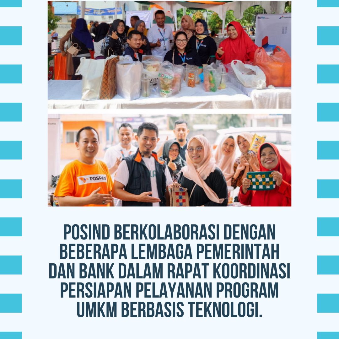 Ailani Delrio (@willa17330) on Twitter photo #PosIND berkolaborasi dengan beberapa lembaga pemerintah dan gak dalam rapat koordinasi persiapan pelayanan program UMKM berbasis teknologi.
<a href="/PosIndonesia/">POS INDONESIA</a>
#PosIndonesia #PosIND berkolaborasi dengan beberapa lembaga pemerintah dan gak dalam rapat koordinasi persiapan pelayanan program UMKM berbasis teknologi.
<a href="/PosIndonesia/">POS INDONESIA</a>
#PosIndonesia