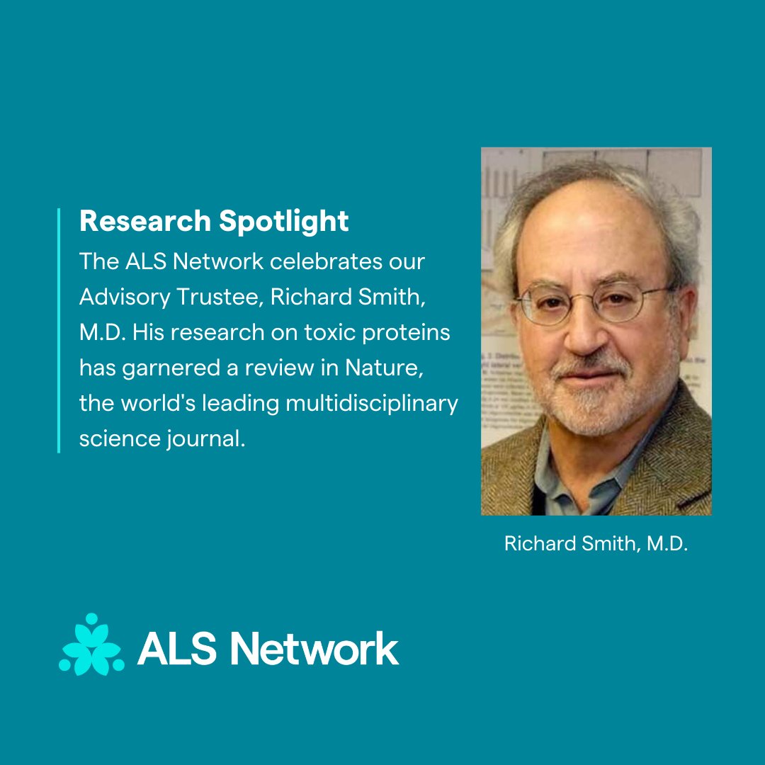 Richard Smith, MD, director of the Center for Neurologic Study, and member of @youralsnetwork's new scientific advisory committee, wants to change the way drugs are developed for #ALS and similar diseases by advocating for moonshot ideas.

Learn more at alsnetwork.org/new-als-resear….