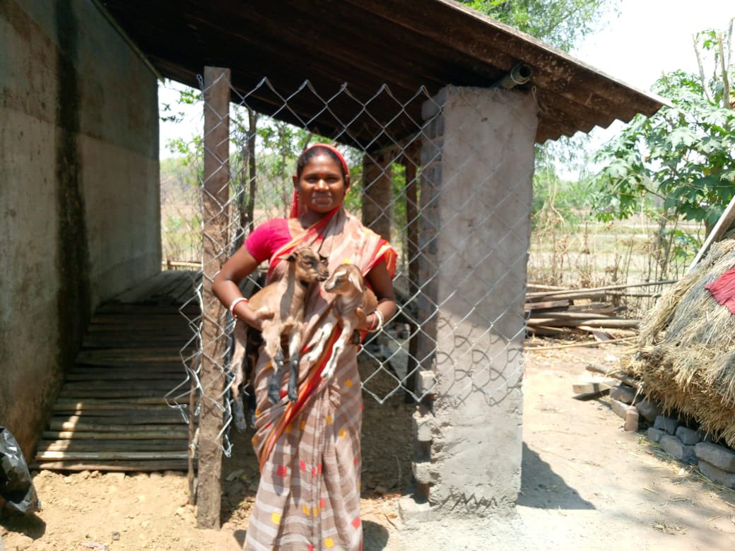 Celebrating a heartwarming moment from our project: participants, led by Sukramani Didi, sharing joy with goat kids thanks to NYDHEE NGO. Together, we're fostering positive change, one joyful experience at a time. #CommunityEmpowerment #NYDHEE #NGO