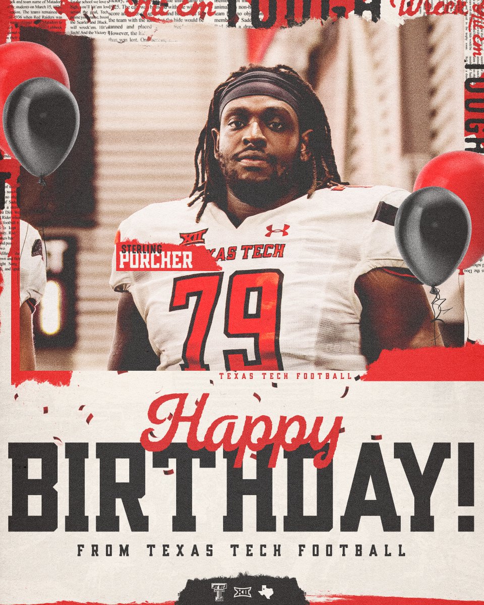 Happy birthday, @SterlingPorcher !🎂 #WreckEm