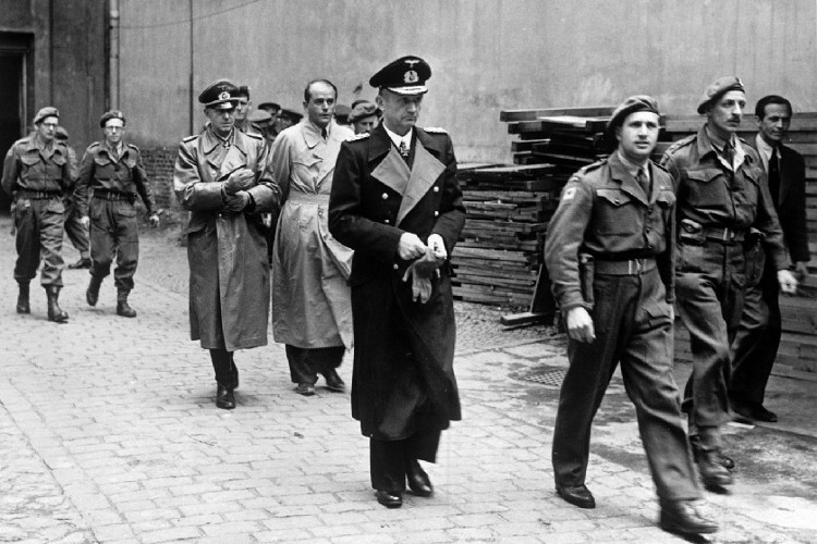 1 May 1945: A day after German dictator Adolf Hitler commits suicide, the #Flensburg Government is formed led by Admiral Karl Dönitz. On May 23, the cabinet of the #government is arrested by #British troops. The war had ended on May 8. #OTD #History #ad amzn.to/3Vc50mg