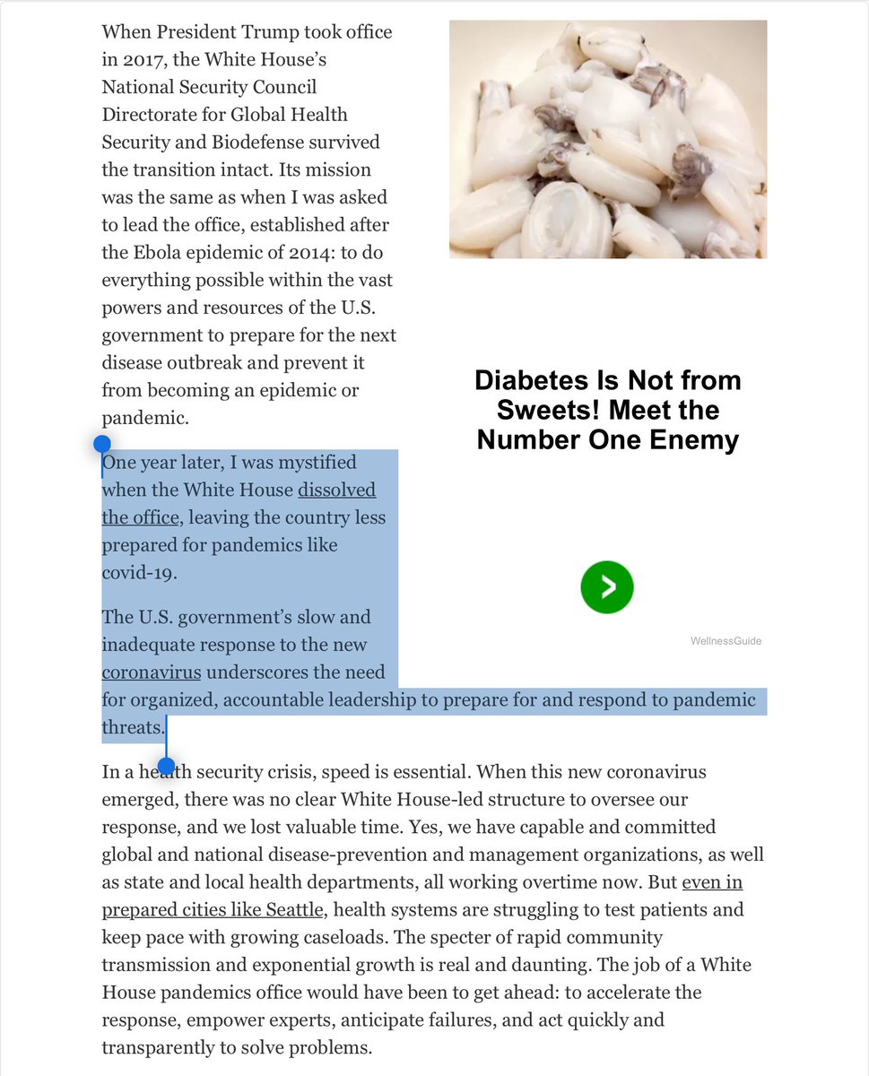 Don’t forget COVID was actually far worse than it should’ve been Because two years earlier Donald Trump fired the pandemic response team that could’ve helped contain it And then 400,000 Americans died Oh-plus Donald Trump’s already anemic job record completely cratered