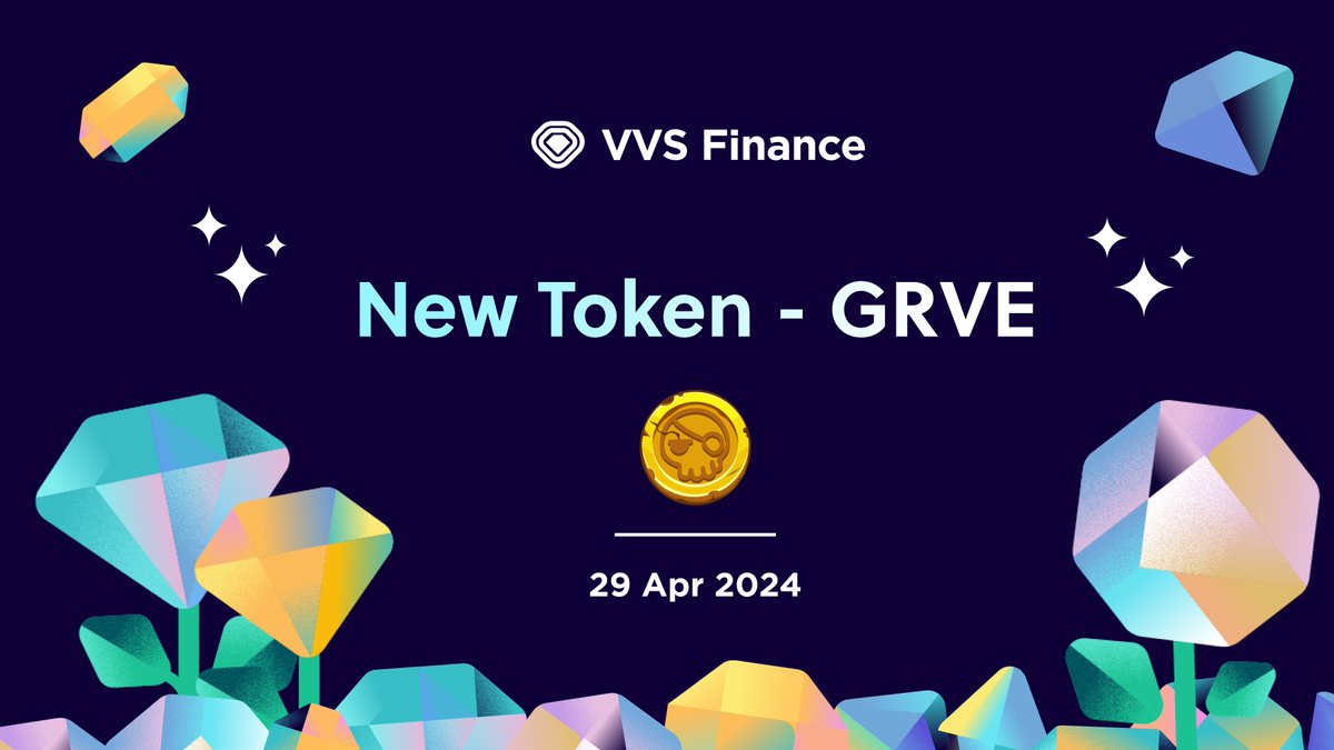 GM #MoleFam #CROFAM 💎 Let's welcome $GRVE by @CroskullNFT! $GRVE is whitelisted and waiting for you to swap! vvs.finance/swap