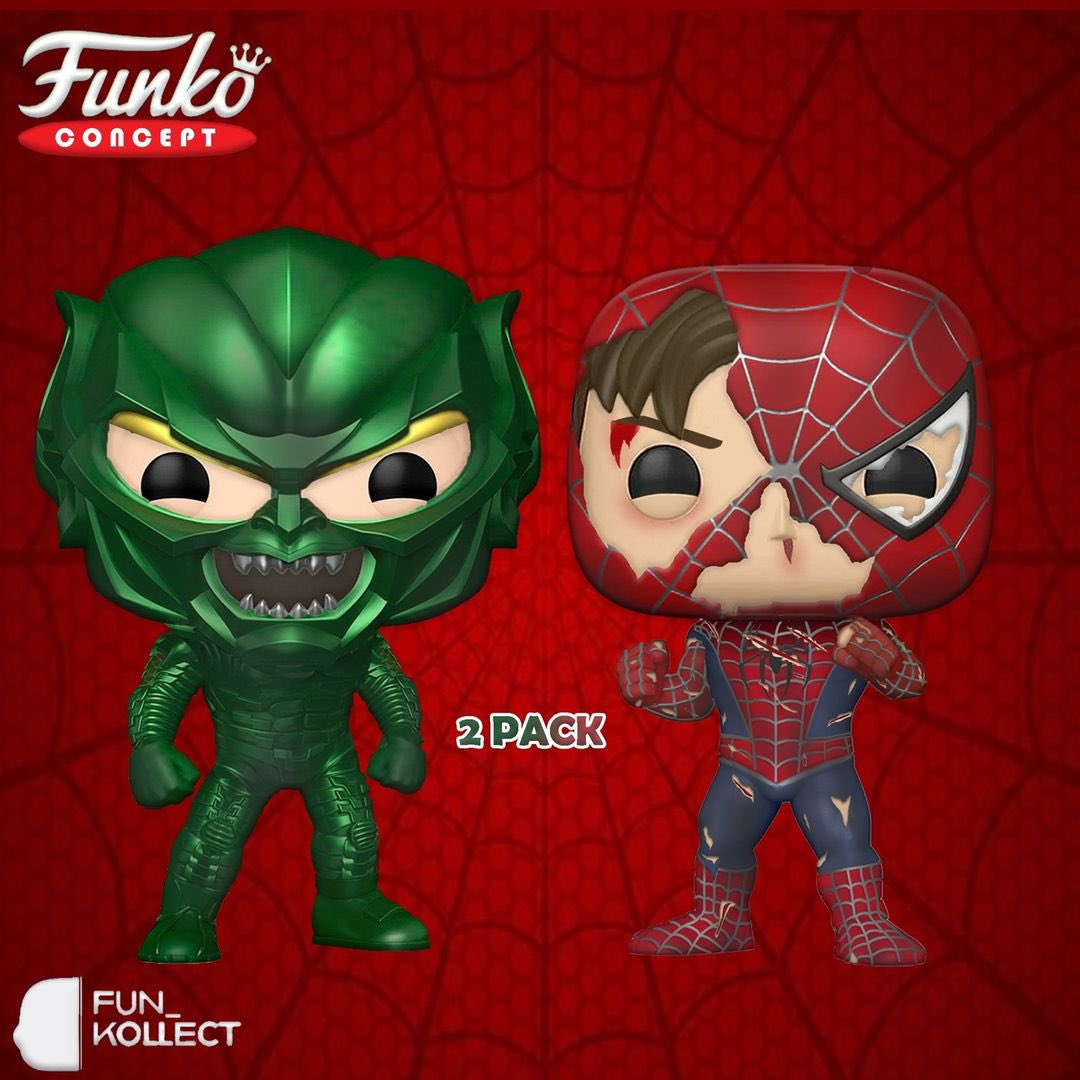 Green Goblin vs. Spider-Man (Final Battle) 2-Pack concept by @fun_kollect!

#Funko #Marvel #GreenGoblin #SpiderMan