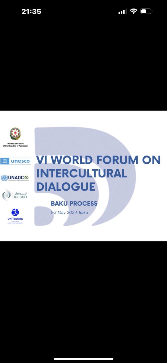 On my way to take part in the 6th World Forun on Intercultural Dialogue organized by various UN agencies e.g. UNAOC and UNESCO. My plenary presentation focuses on the role of education in combating xenophobia and discrimination. @Deakin_ADI; @AcadSocSci; @deakinmedia 👇