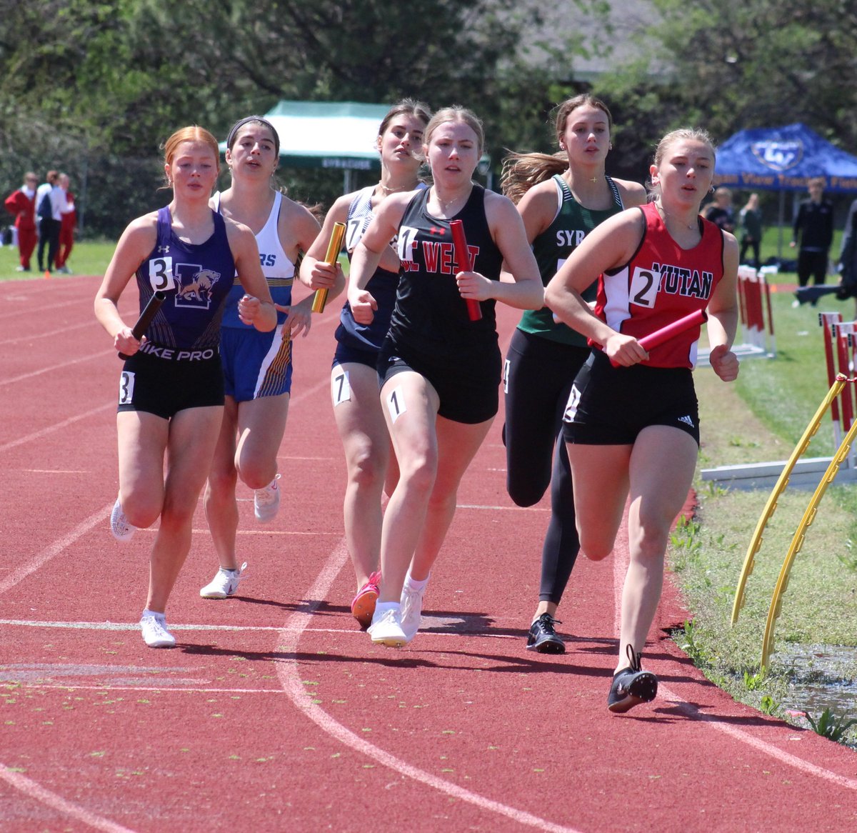 The Nebraska Capitol Conference meet was held at DC West today. The Falcons finished first on the boys' side with 113 points, while the girls placed fourth with 70. #nebpreps