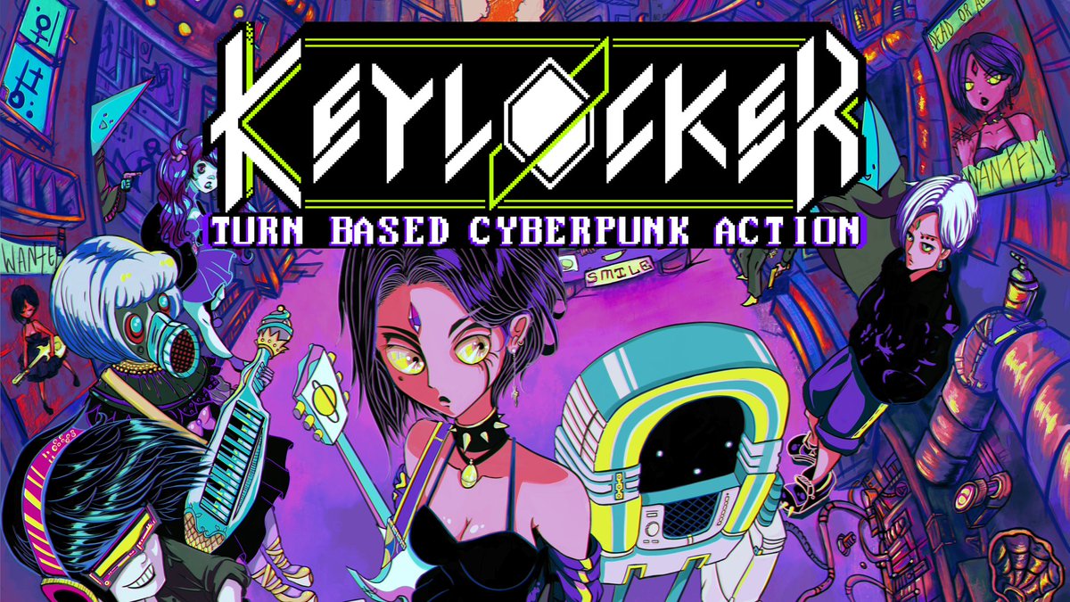 Turn-based cyberpunk rhythm RPG Keylocker launches in Summer 2024 for Xbox Series X|S and PC: rpgsite.net/news/15783-tur…