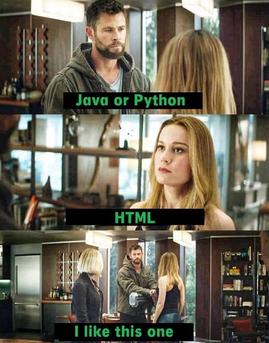 Do you like HTML 😂😂😂 ?