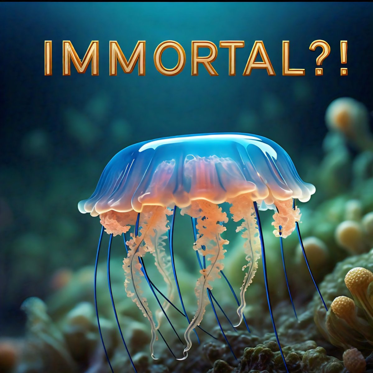 Did you know that there's a species of jellyfish that's IMMORTAL? 😱
The Turritopsis dohrnii, also known as the 'immortal jellyfish,' can transform its body into a younger state through a process called transdifferentiation!
It's like a jellyfish version of a reboot!
#MindBlown