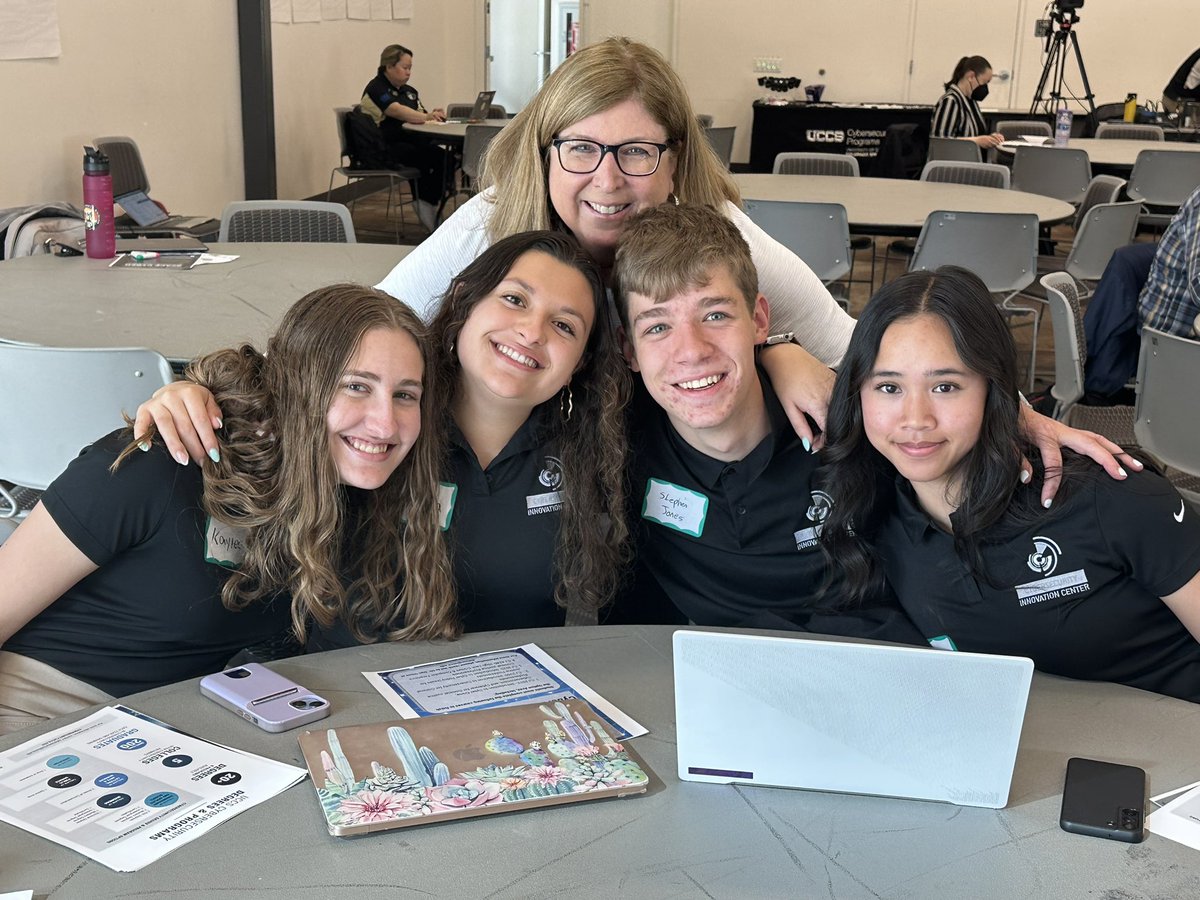 Went down to UCCS today to collaborate with other teachers and big players in the K12 cybersecurity world to help support teachers getting into teaching cybersecurity!  Really fun and informative day. Brought some kids with me to talk about their experiences in cybersecurity too!