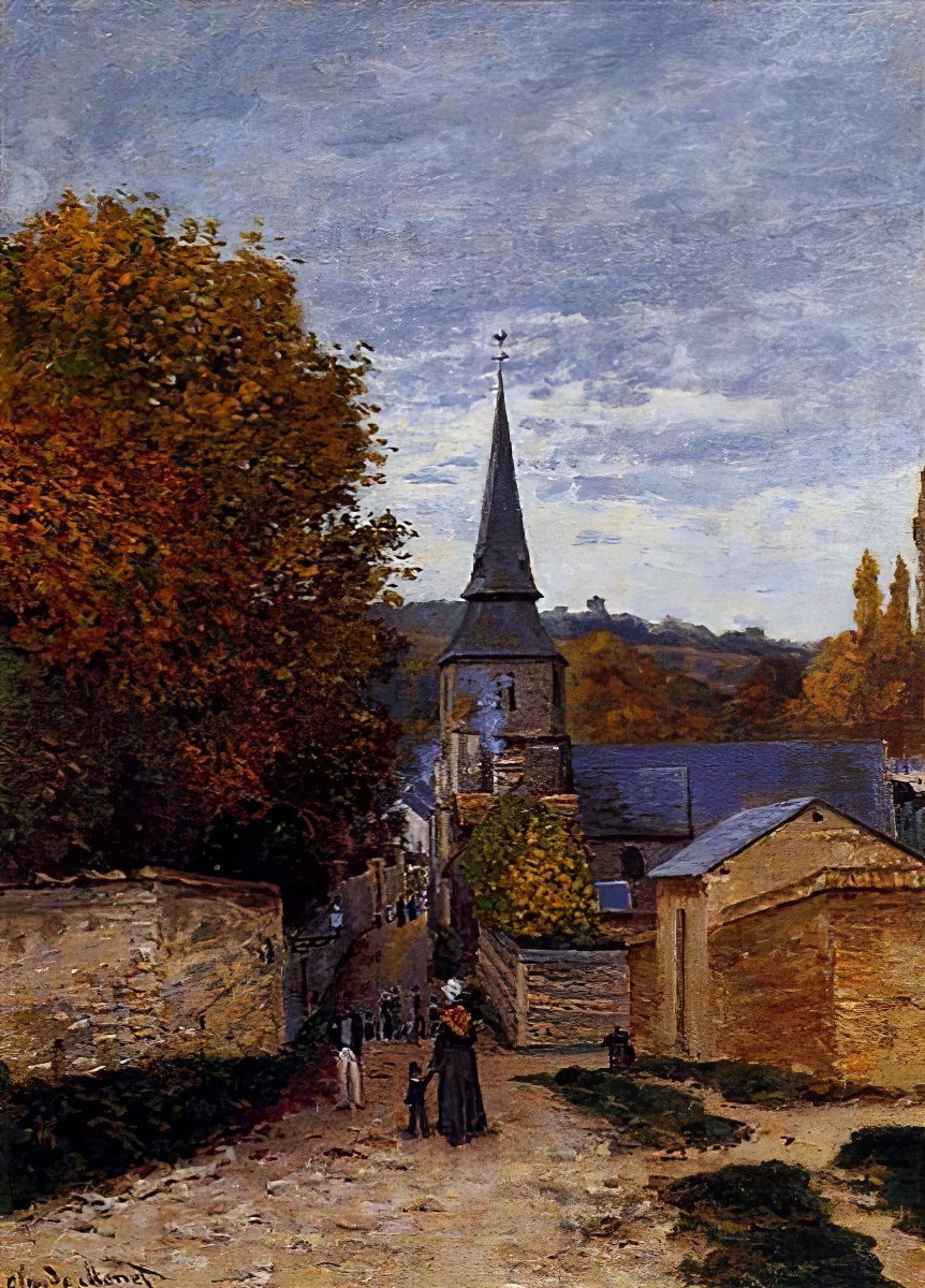 'Street in Saint-Adresse' (1867)

#ClaudeMonet