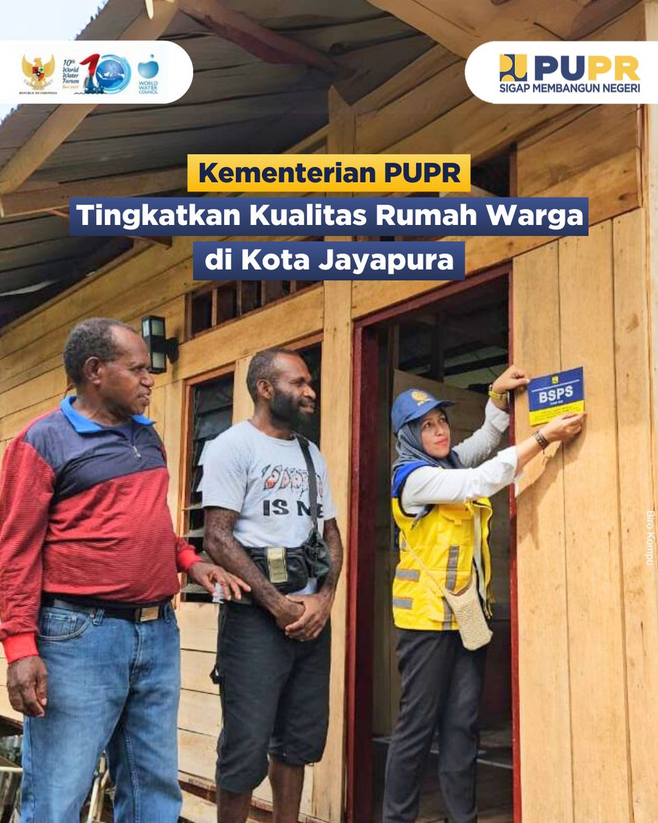 Sebagai bagian dari pelaksanaan Program Bantuan Stimulan Perumahan Swadaya (BSPS) Tahun 2023, 147 rumah tidak layak huni (RTLH) di Jayapura mendapatkan BSPS dari Kementerian PUPR. Rumah-rumah tersebut kini sudah direhab menjadi layak huni.

#SigapMembangunNegeri
#SelasaPapua