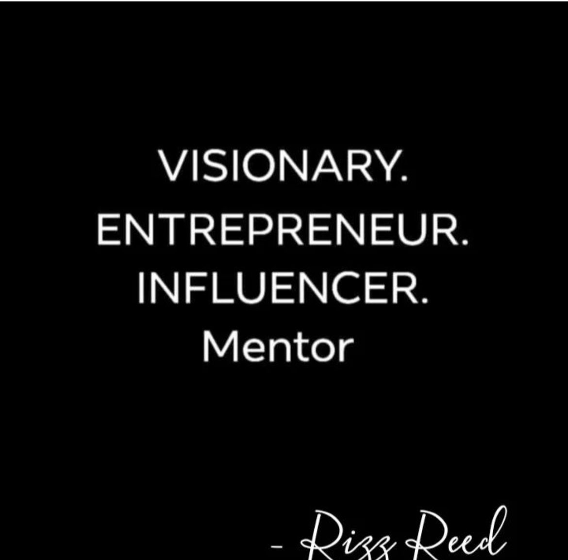 I help people thrive in complex Environments World Communicator Global Entrepreneur Founder, Reed Management Global - @rizzreed