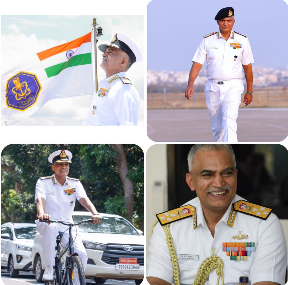 Fair winds, Admiral R Hari Kumar! #IndianNavy and #Nation is grateful for 41 years of your unwavering dedicated service! Your vision as the #CNS inspired countless #SHIPMATES and your leadership has left an indelible mark in their hearts! #FarewellAdmiral