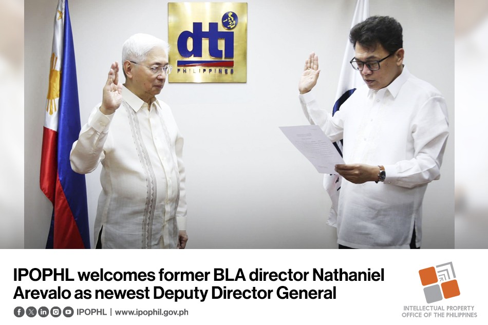 #IPOPHL welcomes former Bureau of Legal Affairs director, Atty. Nathaniel Arevalo as its newest Deputy Director General. Read about DDG Arevalo here: tinyurl.com/4y6mbeca #DDG #DeputyDirector #NIPM2024 #IPMonthPHL2024