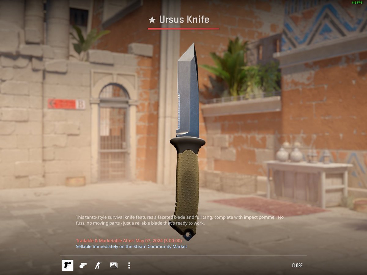 🕺CS2 Giveaway

👽Ursus Knife | Vanilla ($380)

🕵️‍♂️Follow me
💂Like/Retweet
👨‍🚒Tag a friend

👩‍🌾Rolling on stream, more entries on stream 4/4