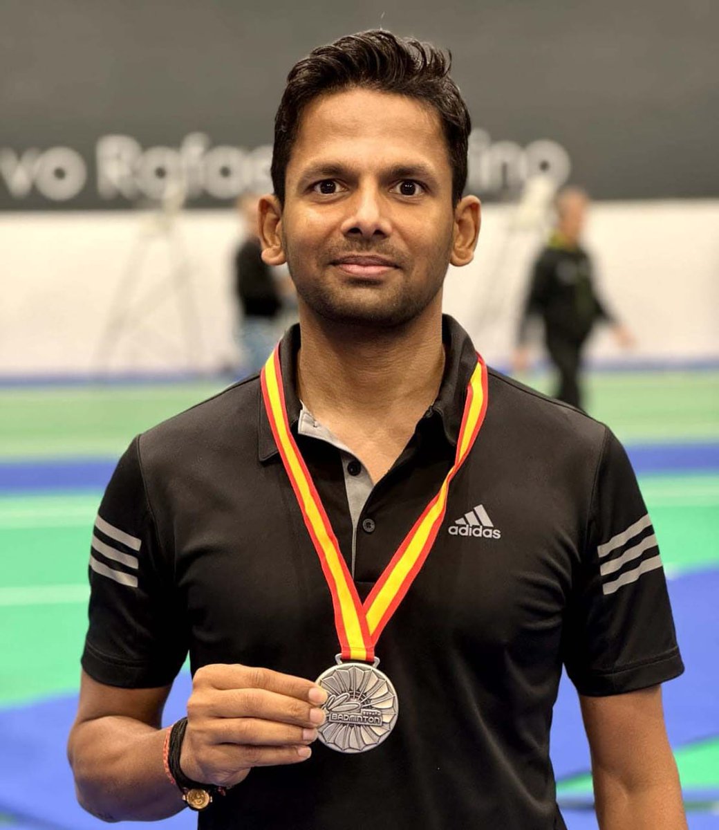 Congratulations to Deep Ranjan Bisoyee from #Odisha for his outstanding achievement! 
He has clinched 2🥈, showcasing his incredible talent at the Spanish #ParaBadminton International BWF Level-I Tournament in #Toledo. 
#odishasports #badmintonplayer #InternationalBWF  #SportsBiz