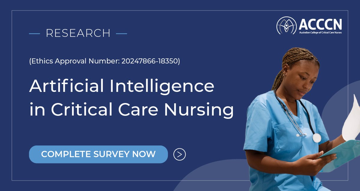 Exploring AI's potential in critical care nursing with a new study! Nurses, share your insights to shape the future of healthcare. Participate now - ow.ly/YpPC50Rrvvy #Nursing #Healthcare