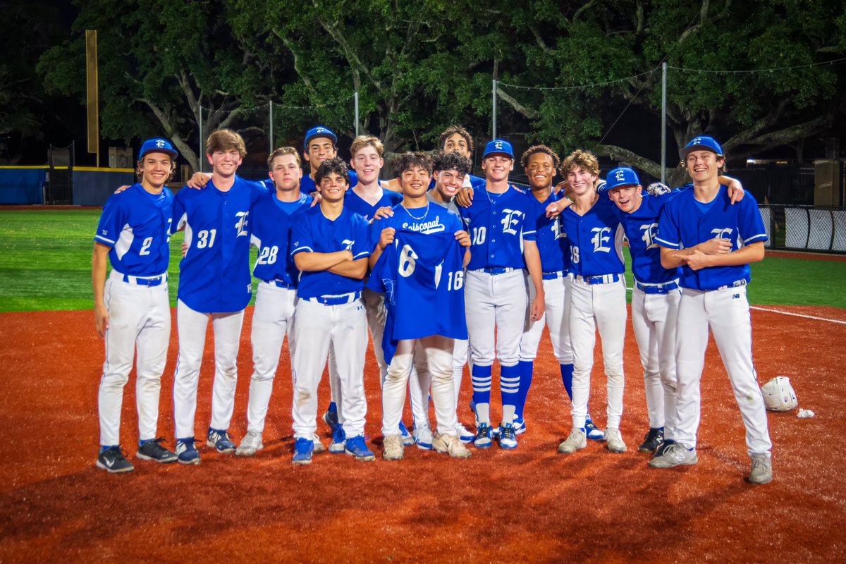 Congratulations to the JV baseball team for winning the JV championship with a walk-off 8-7 victory over Houston Christian! #KnightsStandOut