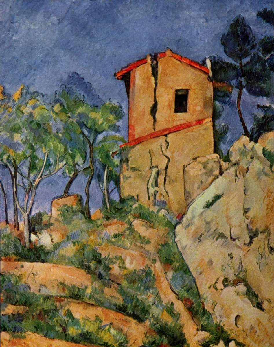 PAUL CÉZANNE,

🎨 'The House with the Cracked Walls', 1894.

#cezanne #paulcezanne
