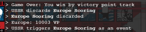 Today's #TwilightStruggle day was crazy. Went 1/2 -- lost the first in heart-breaking fashion: 5YP pulled D&C out of 5 cards, but took the second via #Europe Control which never gets old so I'll give myself extra points lol. GG. If you want a game, find me in the $SAITO Arcade