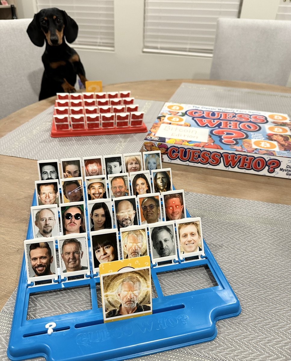 natbrunell's tweet photo. Guess Who?  #Bitcoin Edition

Thank you @samcallah for the best gift! 😂 https://t.co/J5kfMfLjoL