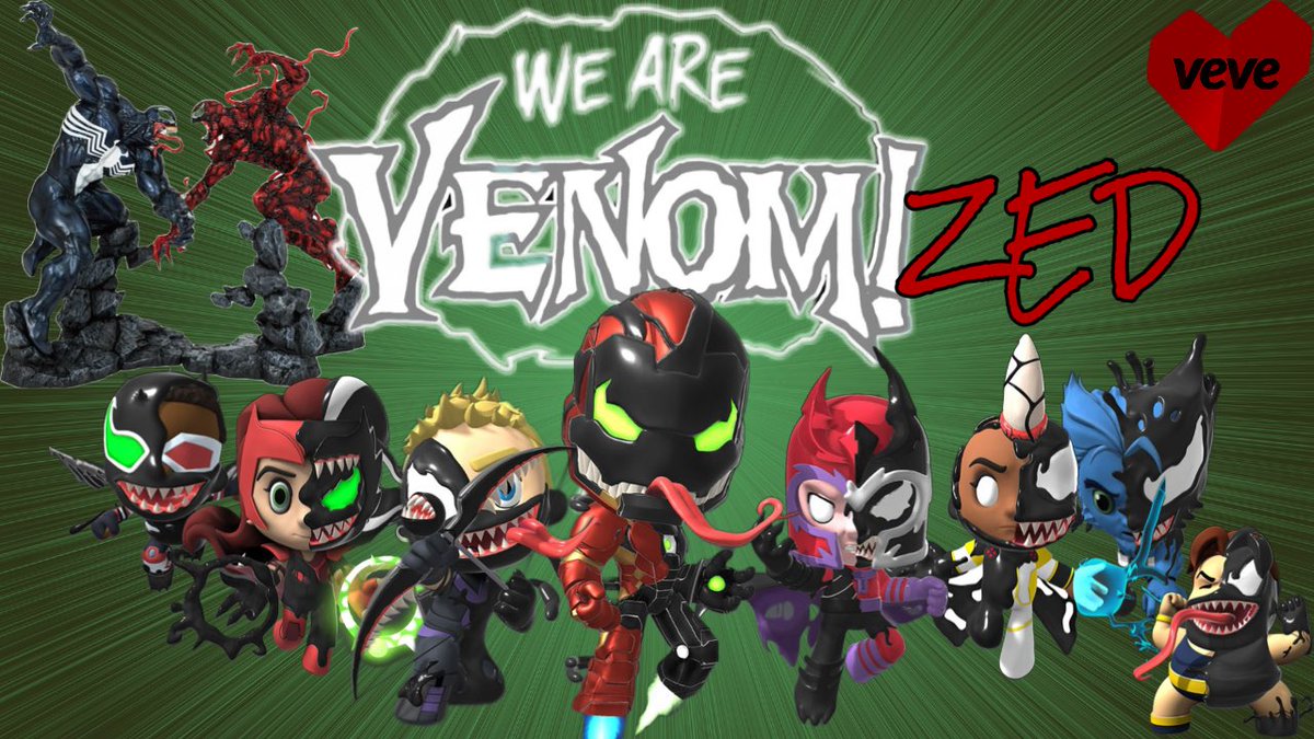 Tonight will be the first time I give out NFTs I MADE! Venom with my 👁️ twist. Join me tonight to talk about the Venomized Mighty’s and to see what I got planned for my first NFT collection👁️🖤👁️