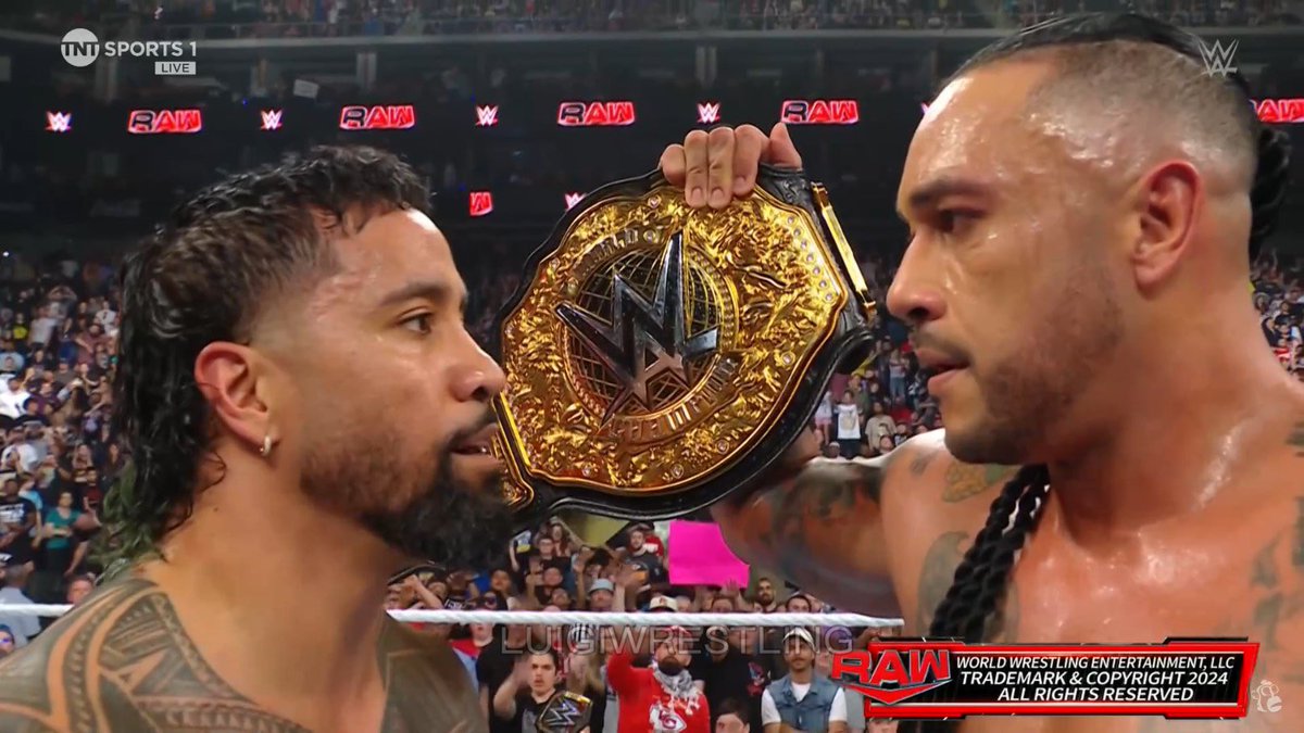Is there any chance of Jey Uso winning this match? #WWERaw