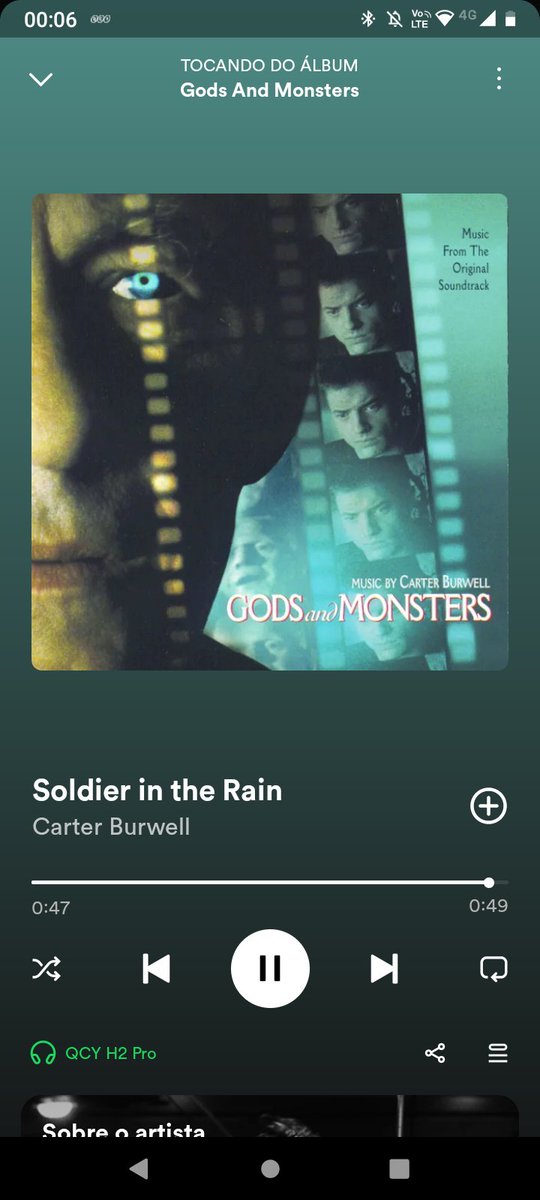 The film's soundtrack is a true work of art. #GodsAndMonsters #CarterBurwell #BrendanFraser #IanMckellen 🥰🥰😍❤️