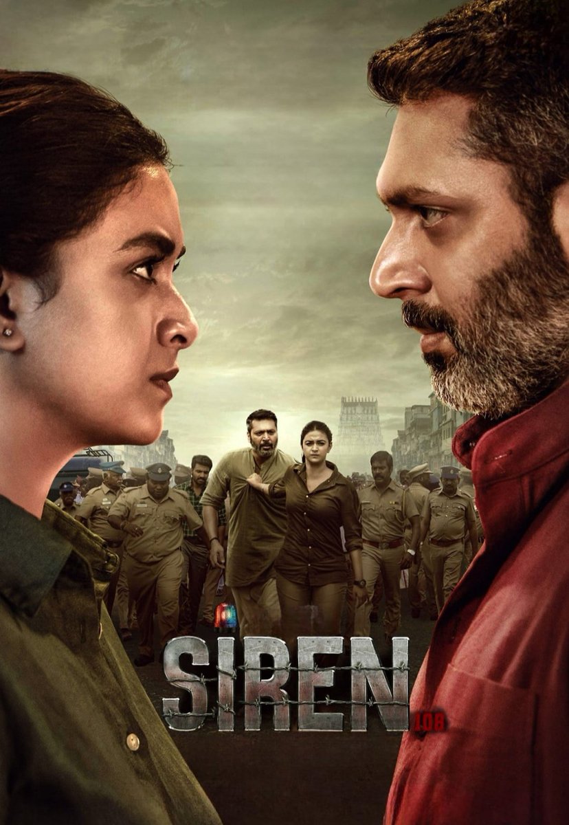 #SIREN - One more weak film from #JayamRavi. Tis time he looks perfect as a middle aged man but the story disappointed in a big way. Nothing new or fresh. Template revenge drama in very old fashion scenes. Expecting a better film from @actor_jayamravi 🤞 My Rating - 2/5