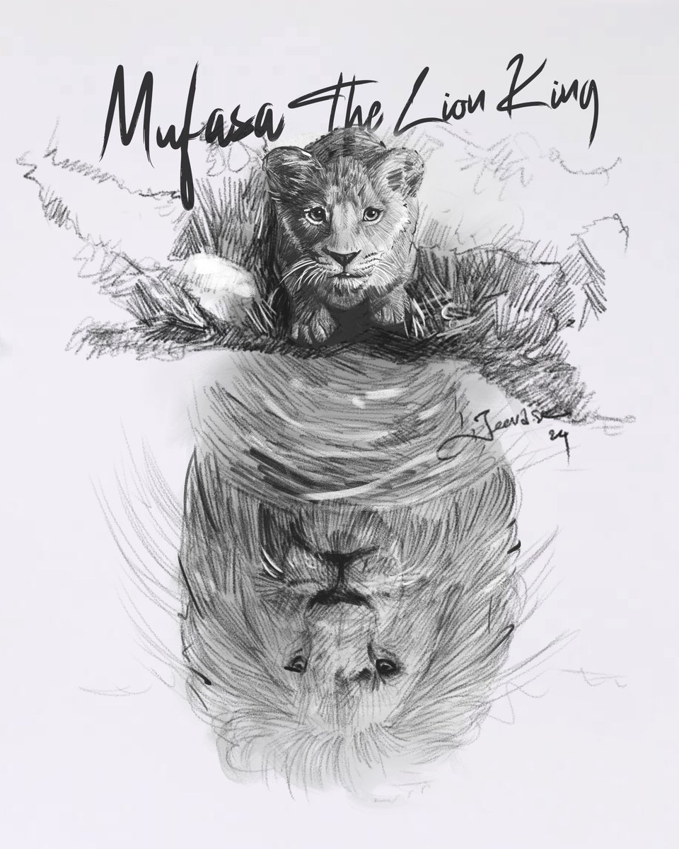 Mufasa The Lion King Charcoal Pencil Sketch 2024
#Mufasa #MufasaTheLionKing #TheLionKing #WaltDisneyWorld  
@TheLionKing @Disney @DisneyStudios @WaltDisneyWorld @WaltDisneyCo @TheLionKingWiki @disneylionking
