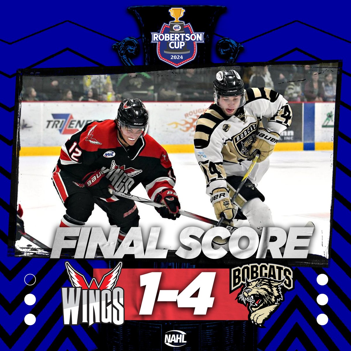 The Bobcats take care of business in Game 5! (📸 Shannon Schlinger) #RobertsonCup