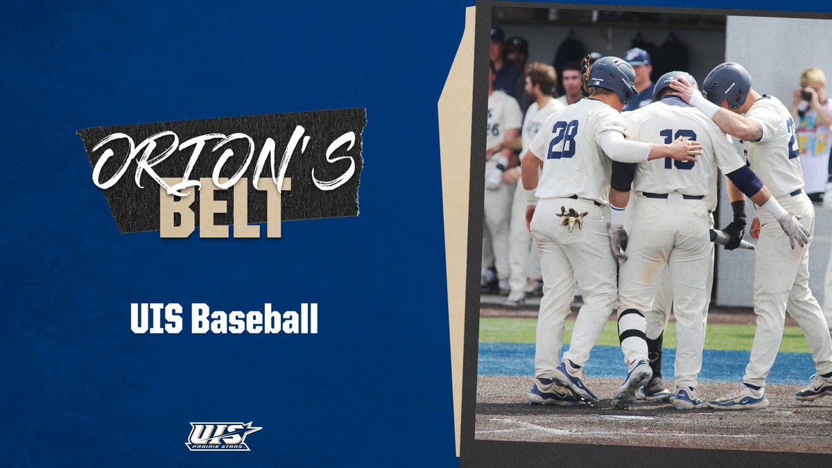 ⭐ORION'S BELT⭐ @Baseball_UIS #WeAreStars