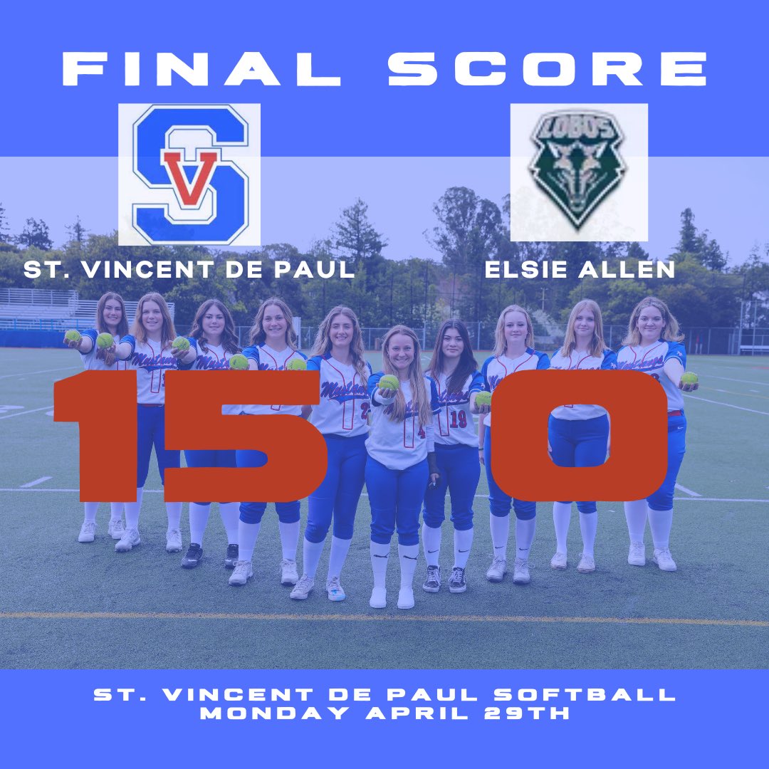 Mustangs win!! 
.
.
Makayla Bignardi pitched another NO-HITTER, striking out 12 batters! Lidia Brady went 4x4 with a double, 2 RBIs and 2 runs. Izzy Badaglia went 2x4 with a double and scored 3 runs. Johana Stone and Makayla Bignardi each hit a triple. 

#GoMustangs🐴